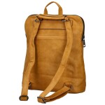 Stylový dámský koženkový kabelko-batoh Doan, žlutý