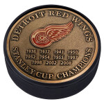 Mustang Puk Detroit Red Wings NHL Stanley Cup Years Gold Medallion