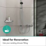 HANSGROHE - Activera Q Sprchový set bez baterie, 29x18 cm, 2 proudy, EcoSmart, chrom 28757000