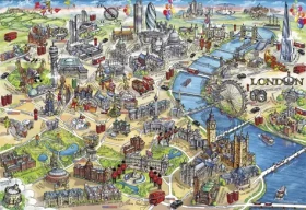 GIBSONS Puzzle Londýnské památky