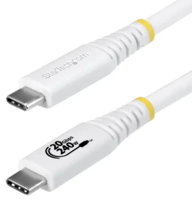 StarTech USB4 bílá / Kabel USB-C / 2 m / 20 Gb/s / 4K120Hz / DP1.4 / 240 W (CC2M20GUSB4TPW)