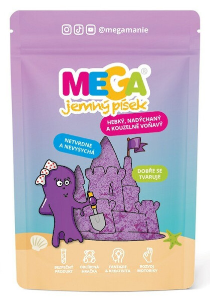 MEGAjemný písek voňavý - Růžový 90g