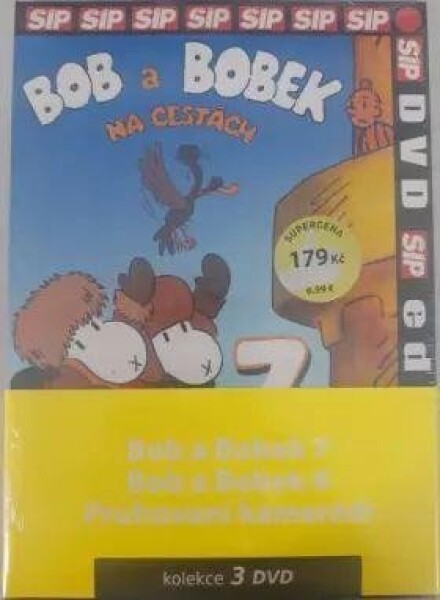 Bob a Bobek 07, 08, Pruhovaní kamarádi - 3 DVD pack