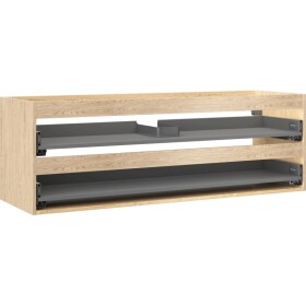 MEXEN - Box-A skříňka pro umyvadlo 140, 2 zásuvky, dub 91AX0-1400-470-2-81