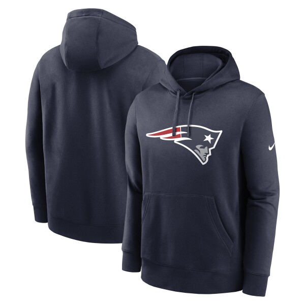Pánská mikina New England Patriots NFL Nike Club Logo Hoodie Velikost: M