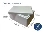 Termoboxy CZ & SK Polystyrenový termobox 11L/8,5Kg, Bílá
