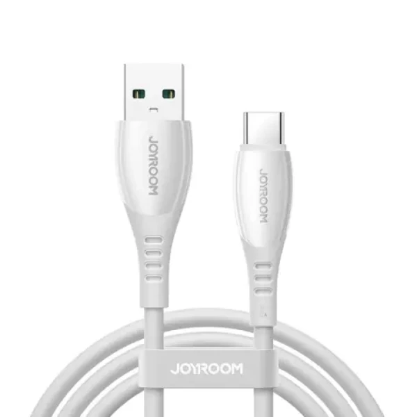Joyroom S-A59 Vibrant Series Nabíjecí kabel USB-A (M) - USB-C (M) 3A 1.2m bílá (6956116764159)
