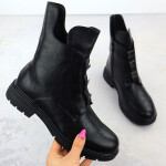 Dámská kotníková zateplená obuv W MR2501-4 JEZ454A Černá - Jezzi černá 38