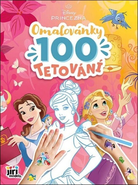 Disney Princezny - Omalovánky a 100 tetování