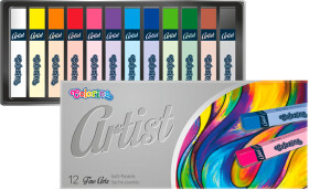 Colorino Artist suché pastely, čtyřhranné, 12 barev
