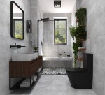 Zrcadlo SAT 60x80 cm černá SATZOB6080CE SATZOB6080CE