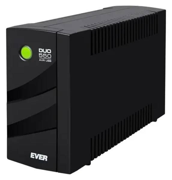 DUO 550 AVR USB černá / Záložní zdroj UPS / 550 VA / 330 W / Line-Interactive / AVR / USB (T/DAVRTO-000K55/00)