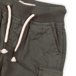 Kraťasy chlapecké bavlněné, Minoti, 1PSHORT 4, khaki - 74/80 | 9-12m