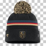 Fanatics Dámská zimní čepice Vegas Golden Knights NHL Authentic Pro W/Cap Cuffed Pom Beanie