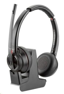 Poly W8220-M Savi černá / Bezdrátová náhlavní souprava / mikrofon / ANC / DECT / Bluetooth (8D3H8AA#ABB)