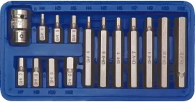 Vorel Sada bitů 15 ks / Sada bitů / imbus / CrV / 30 a 75 mm (TO-66720)