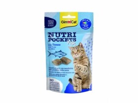 GIMBORN Gimcat Nutri pockets losos kapsička 60g (4002064419435)