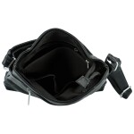 Trendy dámská koženková crossbody Laka, černá
