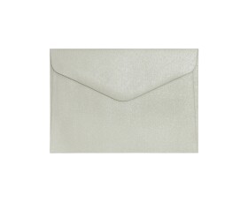 Obálky C6 Pearl světle stříbrná K 150g, 10ks, Galeria Papieru