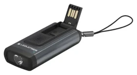 Ledlenser K6R Safety šedá / Kapesní svítilna / osobní alarm / 400 lm / USB nabíjení (502580)