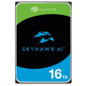 SEAGATE HDD 16TB SKYHAWK AI, 3.5", SATA 6Gb/s, 7200 RPM, Cache 512MB EDF_612542