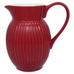 GREEN GATE Džbán Alice Claret Red 1,5 l, červená barva, keramika