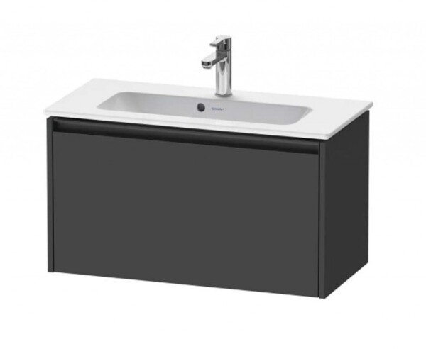 DURAVIT - Ketho.2 Umyvadlová skříňka 44x81x39 cm, 1 zásuvka, grafit mat K25056049490000
