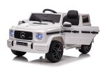 Mamido Dětské elektrické autíčko Mercedes Benz G63 cabrio EVA kola bílé