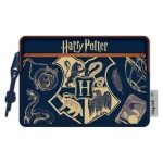 Pouzdro velké Harry Potter, Navy & Gold - Bluesky