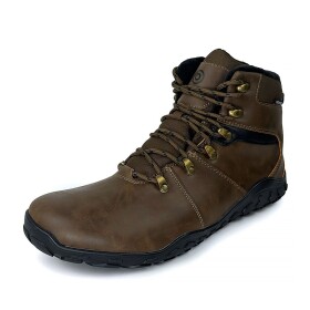 Zimní barefootové boty s membránou BUGGA DYLAN Brown B00196-18 - 42