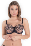 Dámská podprsenka Perla A143 black - Samanta černá 90/C