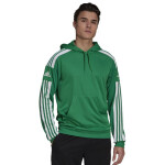 Pánská mikina s kapucí GP6437 Zelená s bílou - Adidas zeleno-bílá S