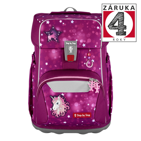 Školní aktovka Step by Step GIANT, 5-dílný set - Sweet Unicorn Nuala