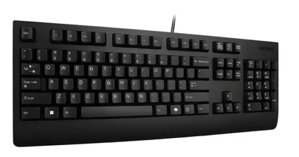 Lenovo Essential černá / Drátová klávesnice / CZ layout / numerická klávesnice / USB-A (4Y41R64622)