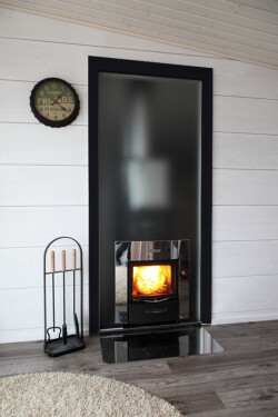 Skleněná stěna Glass Wall DUO 9*21 (sklo, černý hliník. rám, alu set) CDL92105AAML