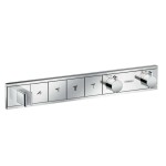 HANSGROHE - RainSelect Baterie pod omítku pro 4 spotřebiče, chrom 15357000