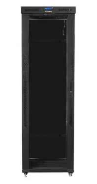 Lanberg Rozvaděč 47U černá / Stojanový rozvaděč / 19" / 800x1200 mm / LCD panel / nosnost 1200 kg (FF01-8247-12BL)
