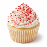 Cukrový máček SweetArt červený a bílý (50 g)