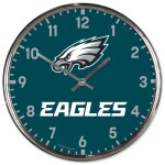 Hodiny Philadelphia Eagles NFL Chrome Team Design