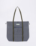 Gramicci Utility Tote Bag Navy Check