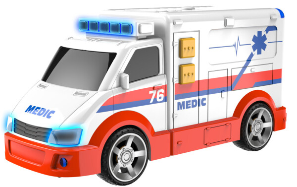 Teamsterz sanitka se zvukem a světlem