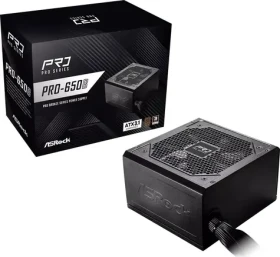 ASRock PRO-650B / PC zdroj / ATX 3.1 / 650W / 80 Plus Bronze / 120mm (PRO-650B)