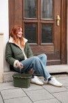Košík Reisenthel Carrybag XS Cord dark matcha