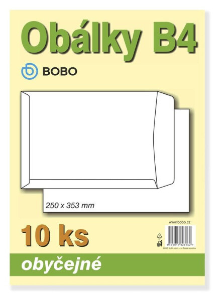 Obálky B4 obyčejné (bal.10ks)