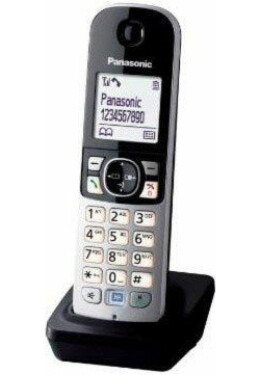 Panasonic KX-TGA681FXB černá DECT přídavný mikrotelefon pro KX-TG6811 6812 6821 6881 KX-TGA681FXB
