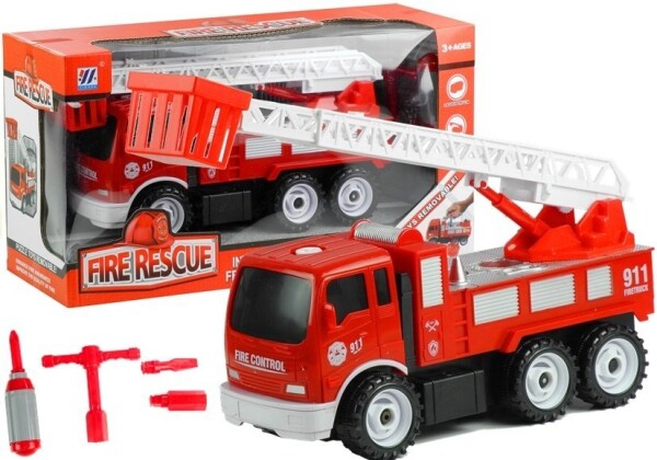 Mamido Hasičské auto s žebříkem a nářadím na rozebírání