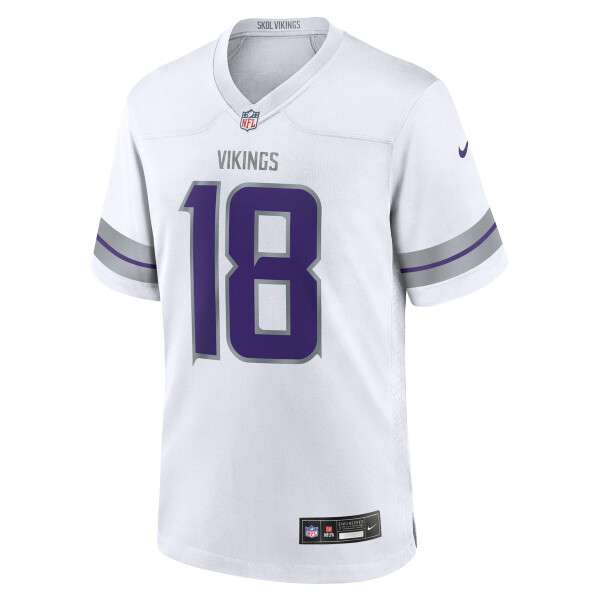 Nike Pánský dres Minnesota Vikings NFL Justin Jefferson #18 Alternate Game - Bílá Velikost: 2XL