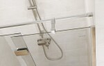 CERSANIT - Sprchové dveře s panty CREA 120x200, pravé, čiré sklo S159-004