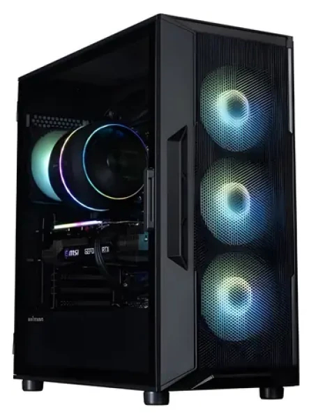 ZALMAN i3 Neo ARGB V2 černá / Skříň / Temperované sklo / 1x USB-C + 1x USB-A / 2x 3,5" pozice (I3 NEO ARGB V2 BLACK)