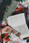 Rifle Paper Co. Záložka do knihy Dahlia, multi barva, textil
